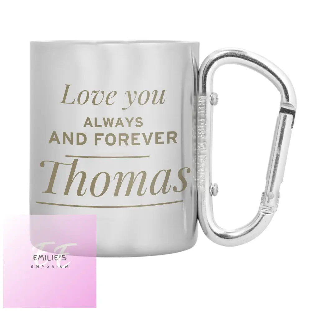 Personalised Any Message Stainless Steel Mug