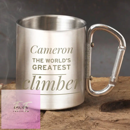 Personalised Any Message Stainless Steel Mug