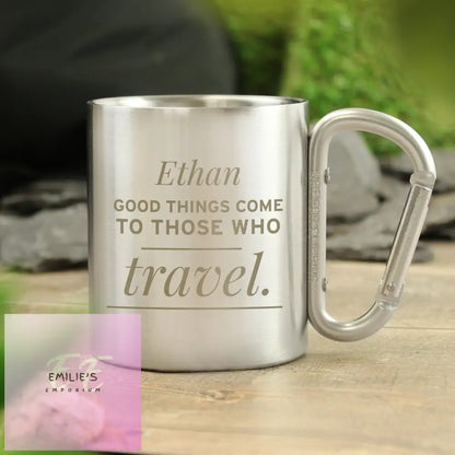 Personalised Any Message Stainless Steel Mug