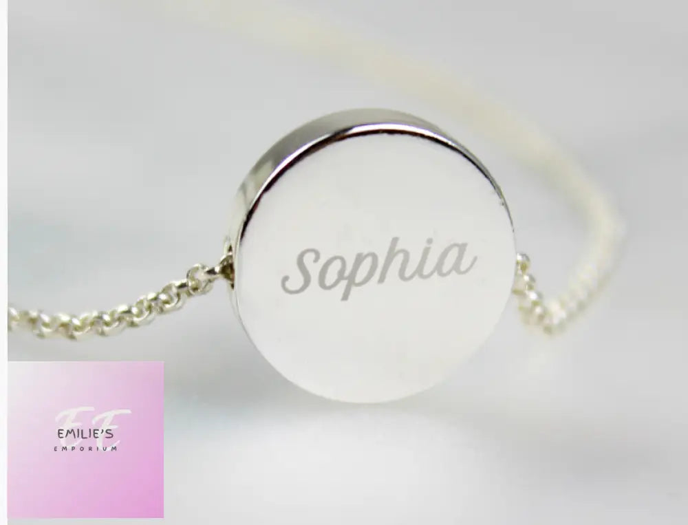 Personalised Bat Mitzvah Sentiment Silver Tone Necklace And Box