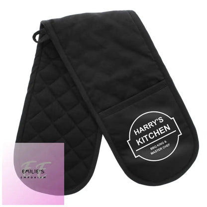 Personalised Bbq & Grill Oven Gloves
