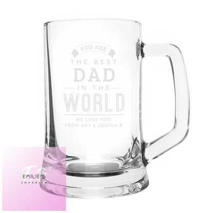 Personalised Best In The World Pint Stern Tankard