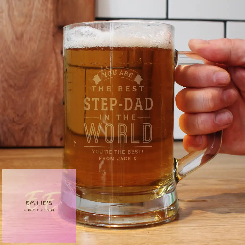 Personalised Best In The World Pint Stern Tankard