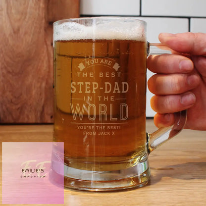 Personalised Best In The World Pint Stern Tankard