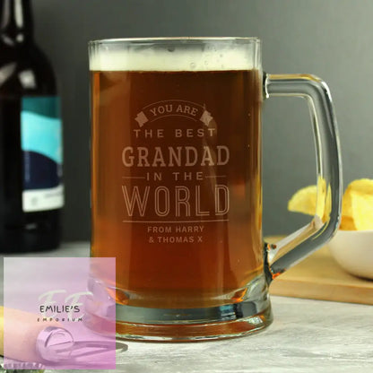 Personalised Best In The World Pint Stern Tankard