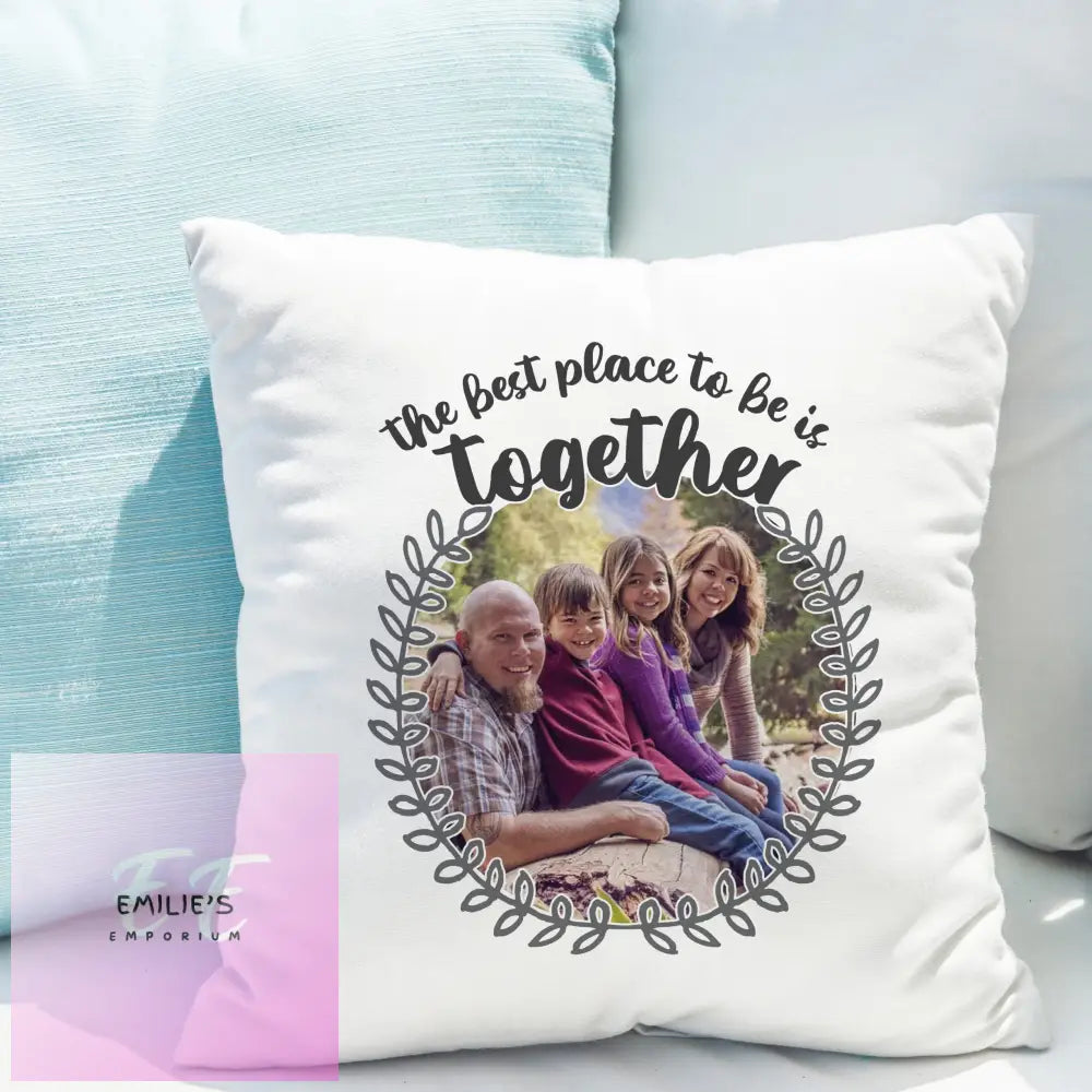 Personalised Better Together Cushion - (Photo Upload)