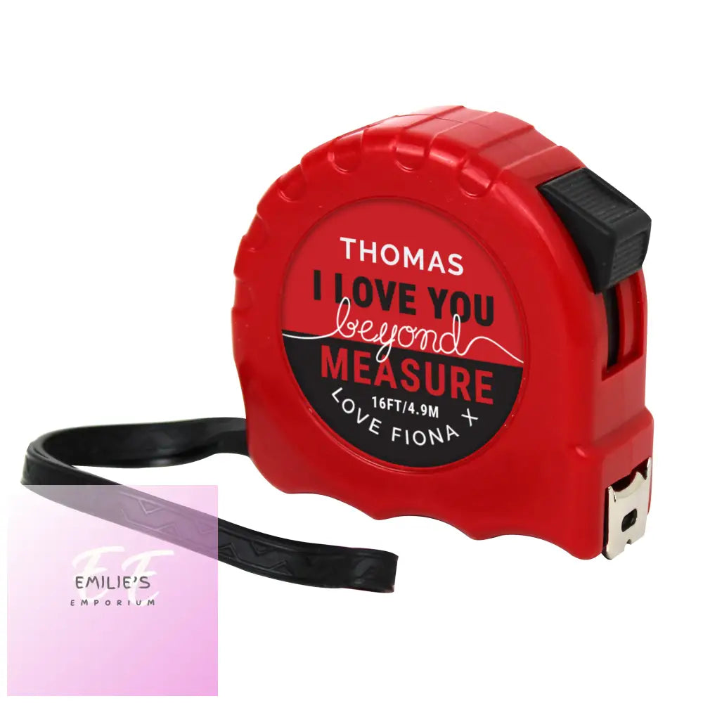 Personalised Beyond Measures Tape Measure