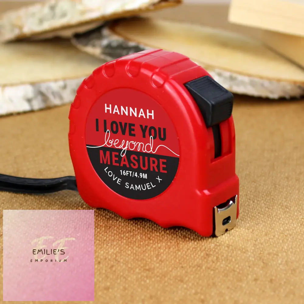 Personalised Beyond Measures Tape Measure