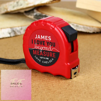 Personalised Beyond Measures Tape Measure