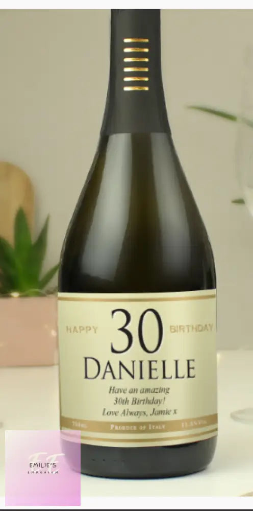 Personalised Big Age Birthday Prosecco