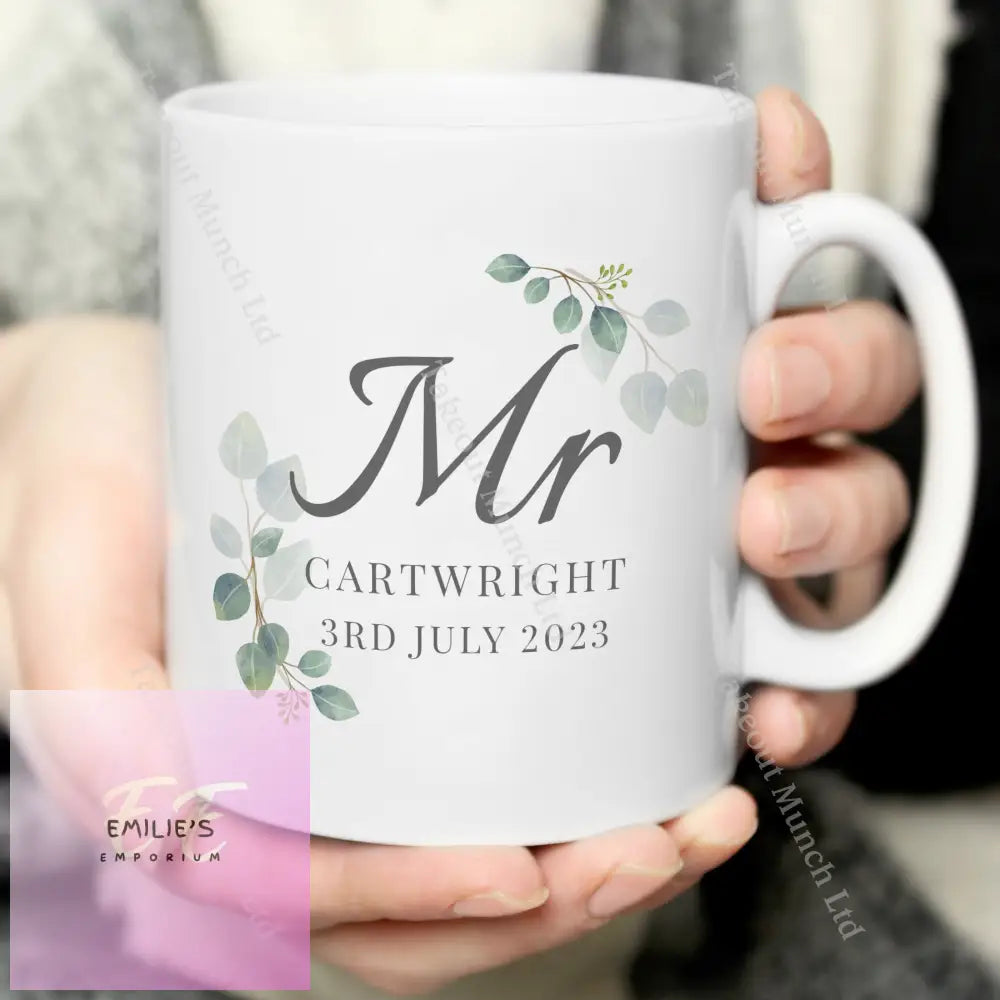 Personalised Botanical Mr Mug