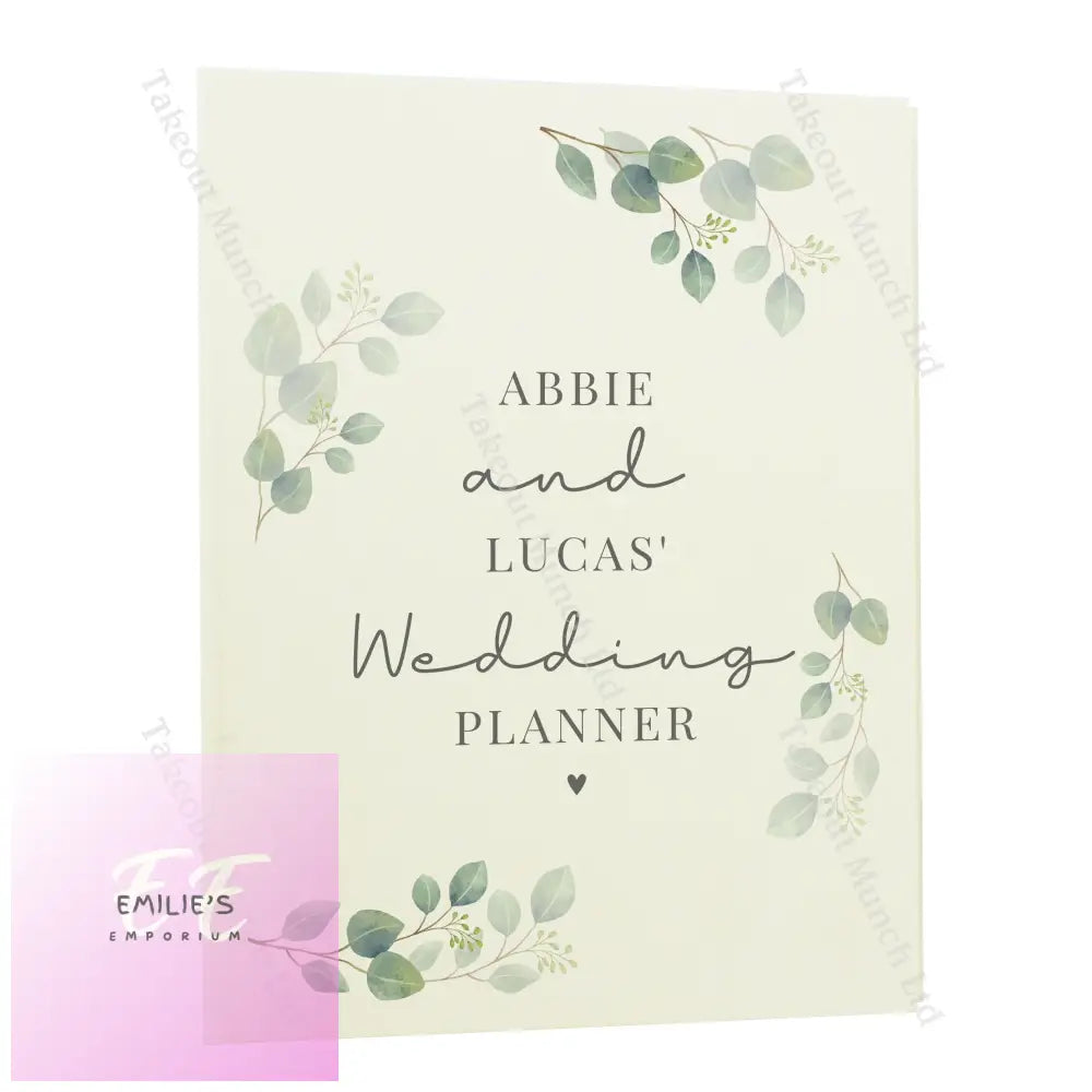 Personalised Botanical Wedding Planner