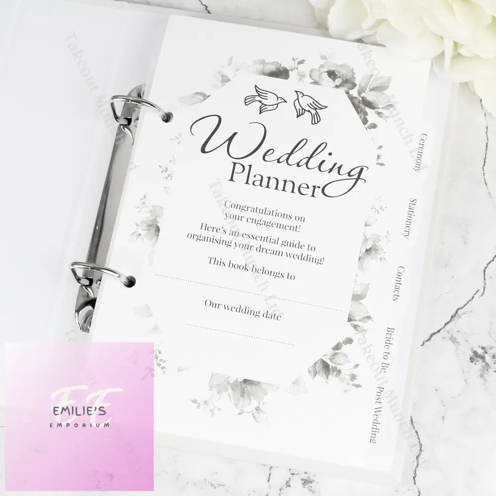 Personalised Botanical Wedding Planner