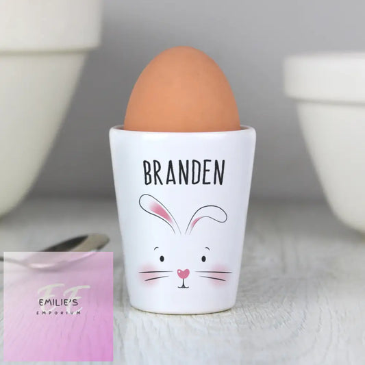 Personalised Bunny Features Egg Cup