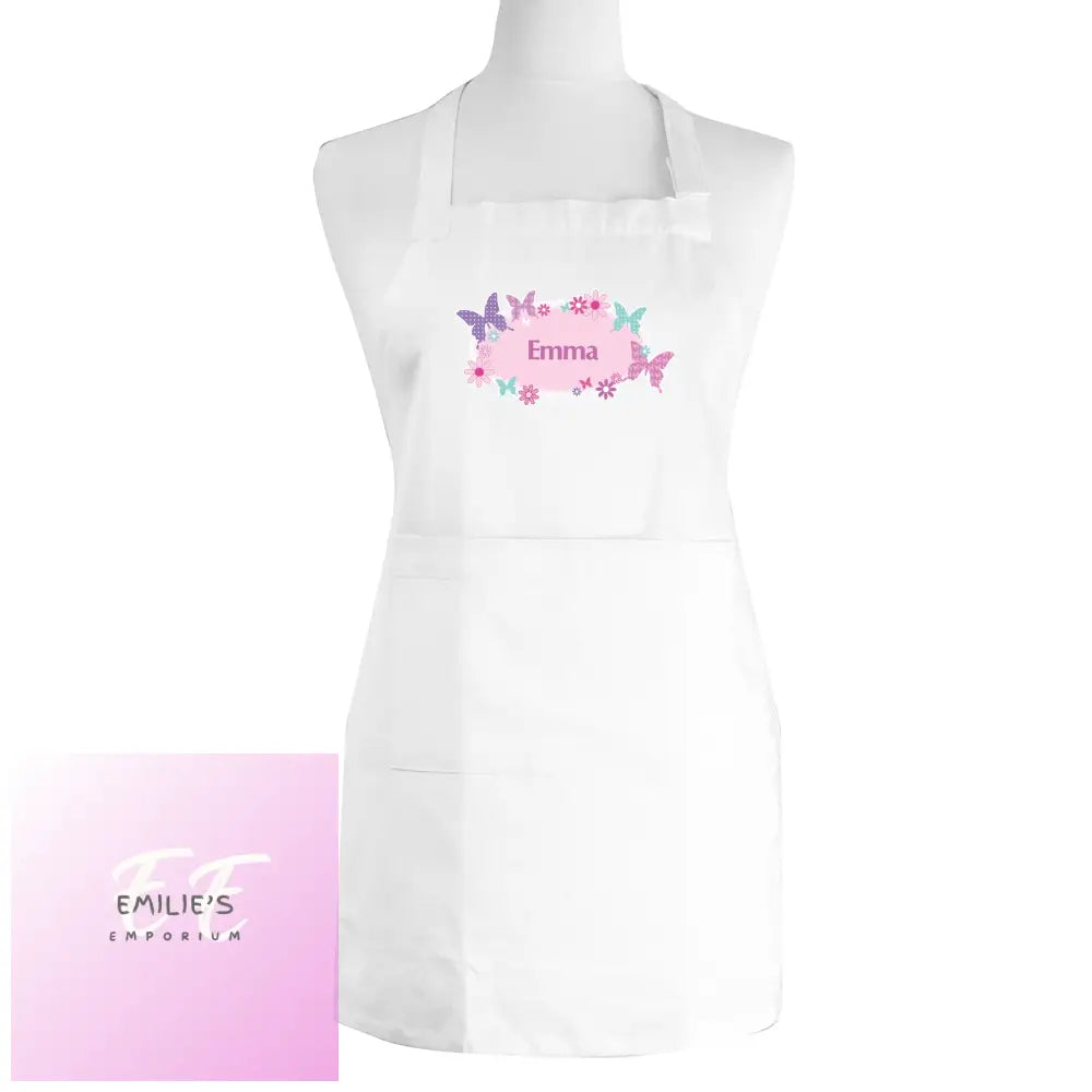 Personalised Butterfly Childrens Apron