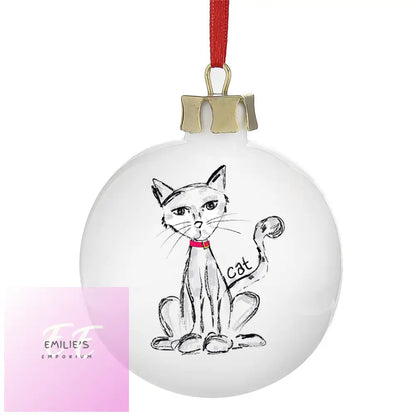 Personalised Cat Bauble