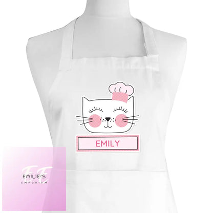 Personalised Cat Childrens Apron