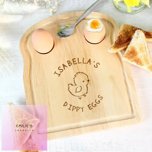 Personalised Chick Egg & Toast Board