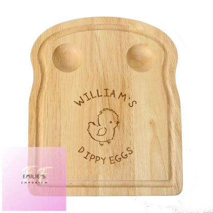 Personalised Chick Egg & Toast Board