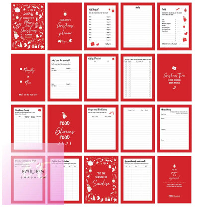 Personalised Christmas A5 Planner