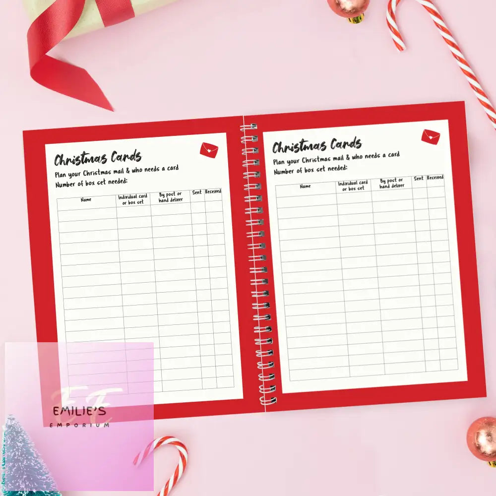 Personalised Christmas A5 Planner