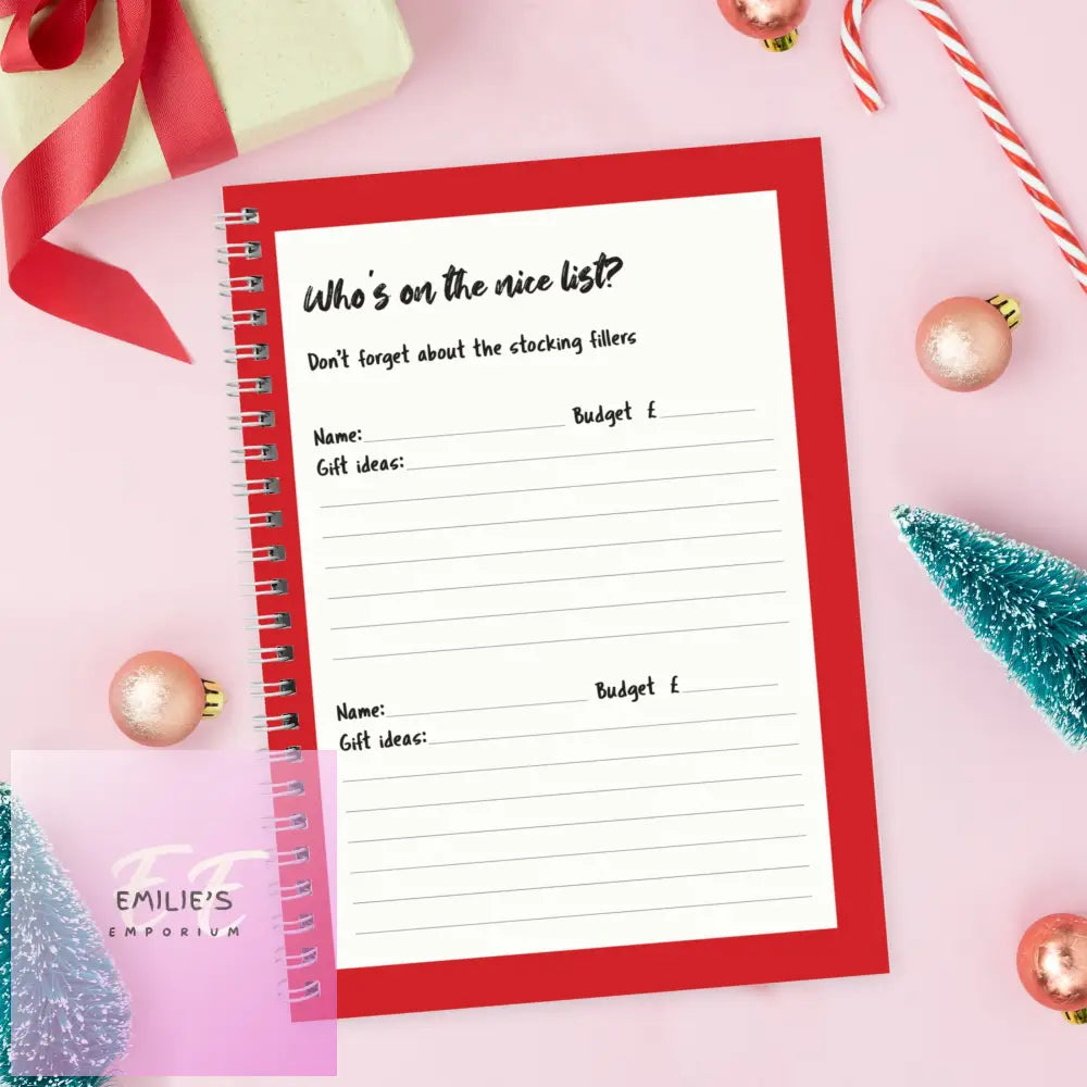 Personalised Christmas A5 Planner