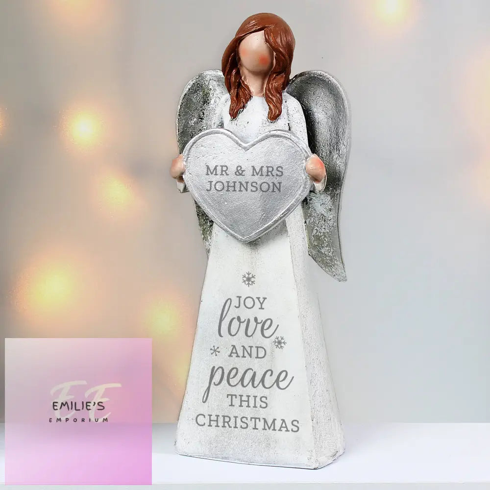 Personalised Christmas Angel Ornament