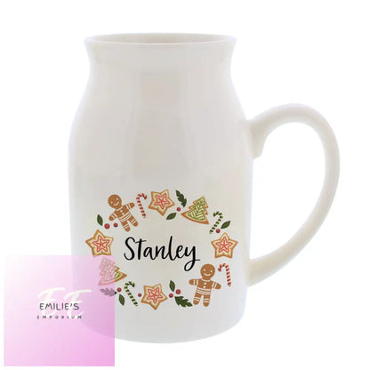 Personalised Christmas Milk Jug