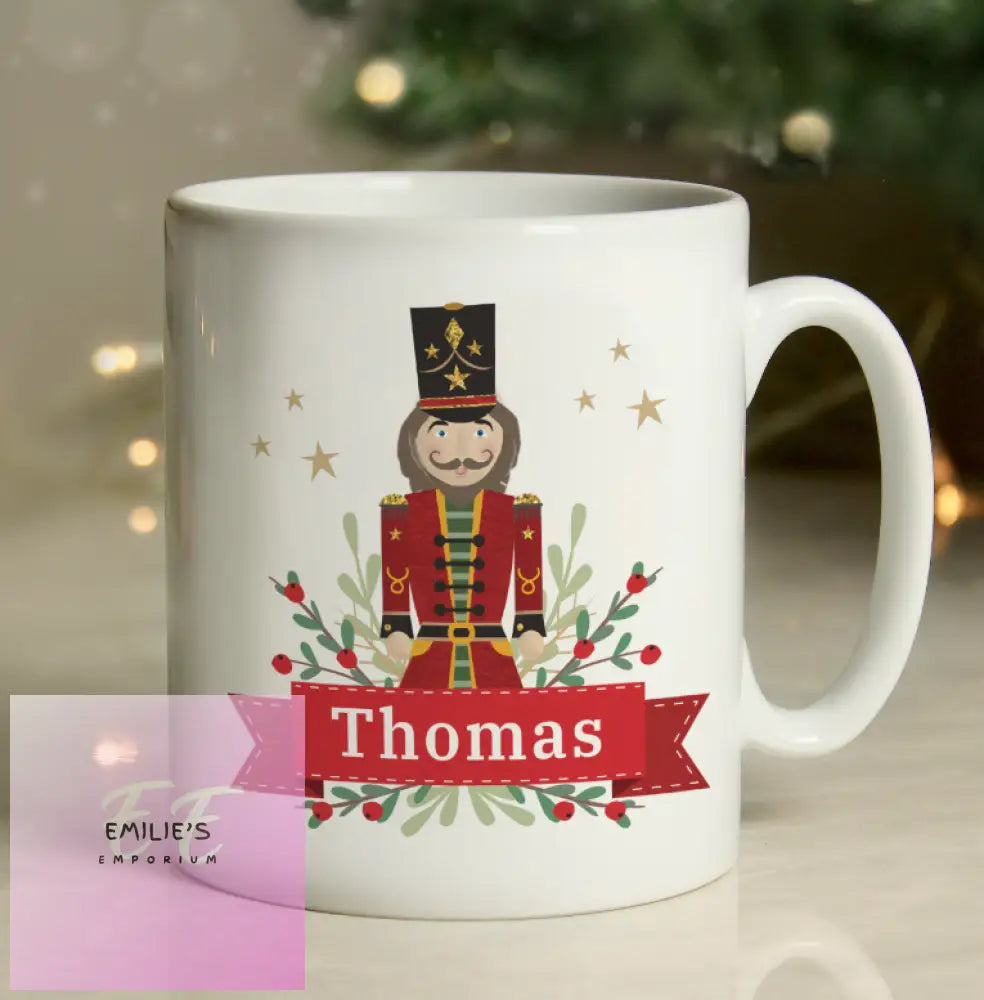 Personalised Christmas Nutcracker Mug