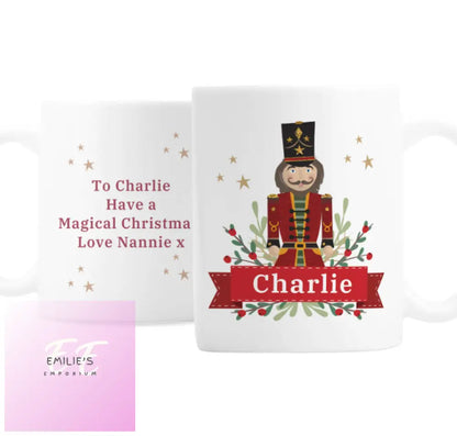 Personalised Christmas Nutcracker Mug