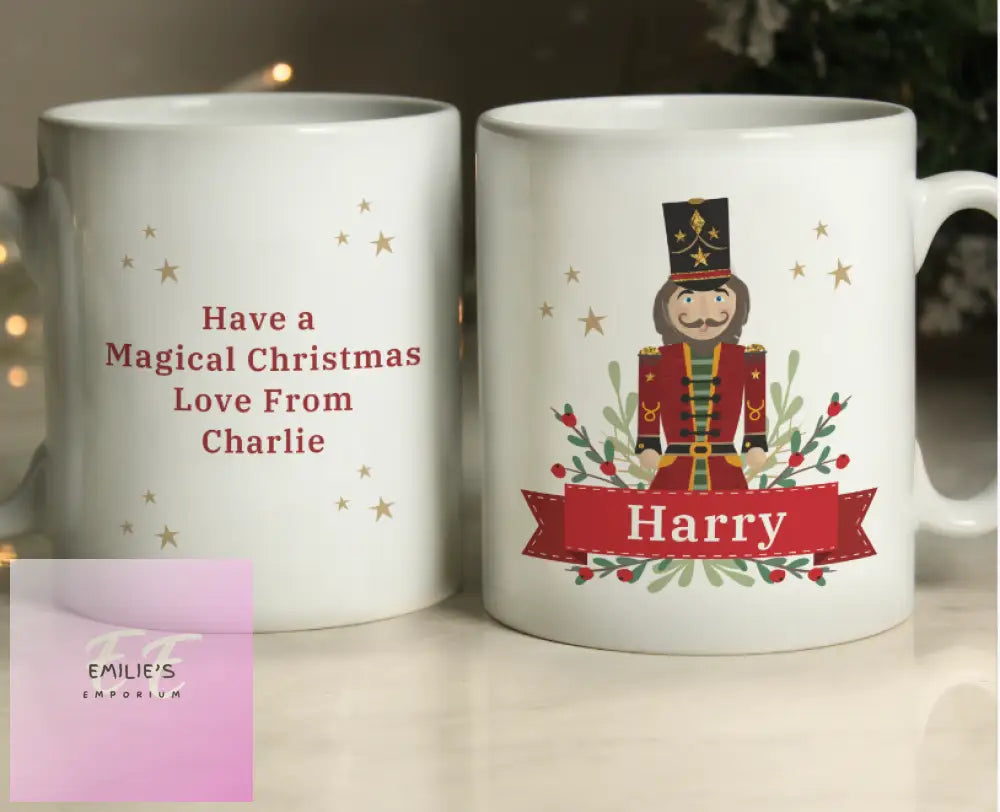 Personalised Christmas Nutcracker Mug