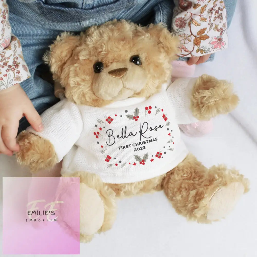 Personalised Christmas Teddy Bear