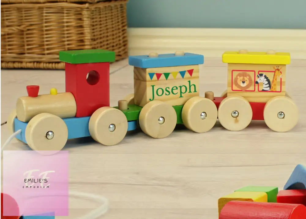 Personalised Circus Toy Train