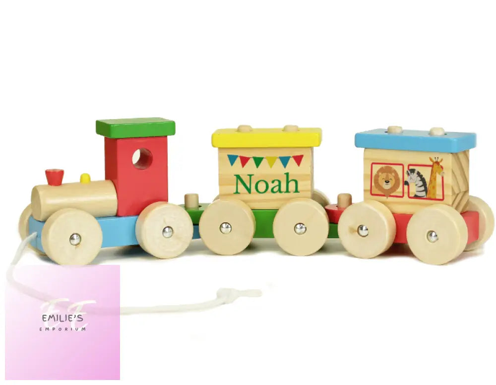 Personalised Circus Toy Train