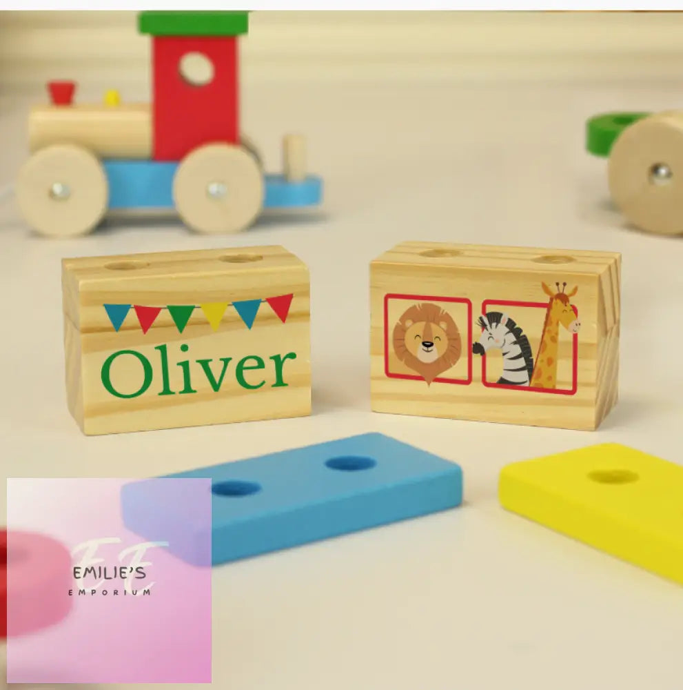 Personalised Circus Toy Train