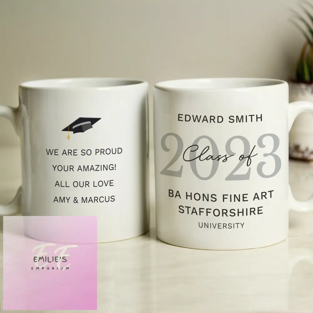 Personalised Class Of Graduation Mug Mugs