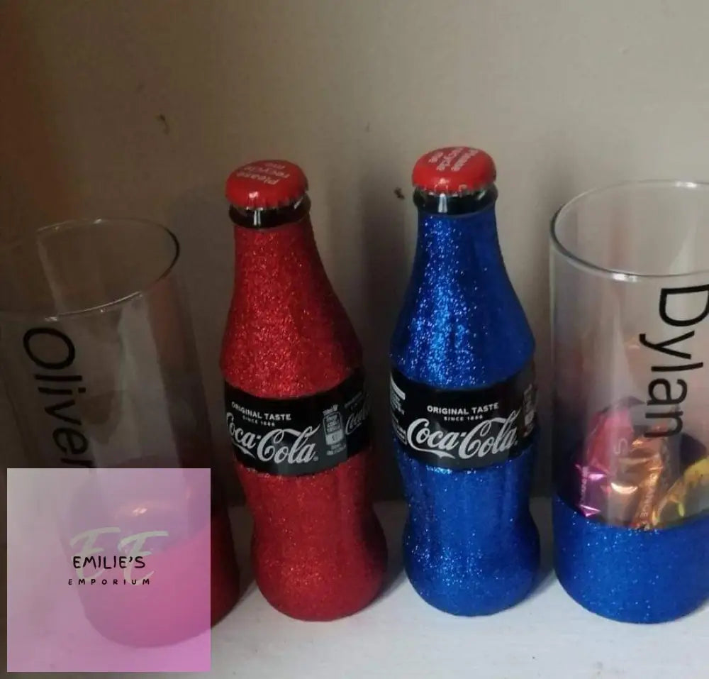 Personalised Coca Cola Glitter Gift Sets