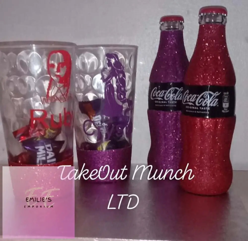 Personalised Coca Cola Glitter Gift Sets