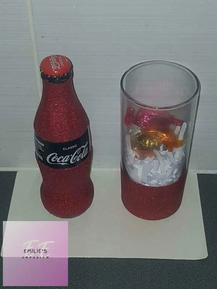 Personalised Coca Cola Glitter Gift Sets