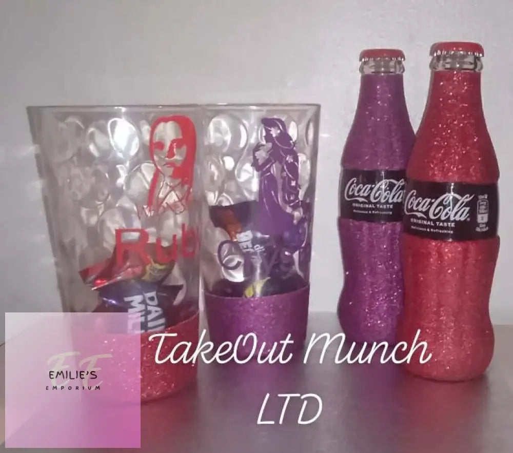 Personalised Coca Cola Glitter Gift Sets