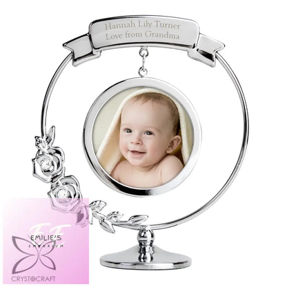 Personalised Crystocraft Photo Frame Ornament