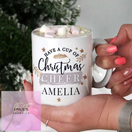 Personalised Cup Of Christmas Cheer Mug