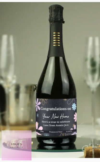 Personalised Daisy Prosecco