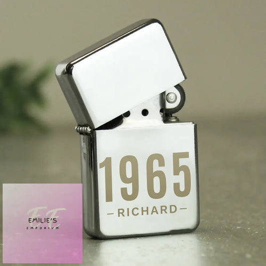 Personalised Date & Name Lighter Lighter