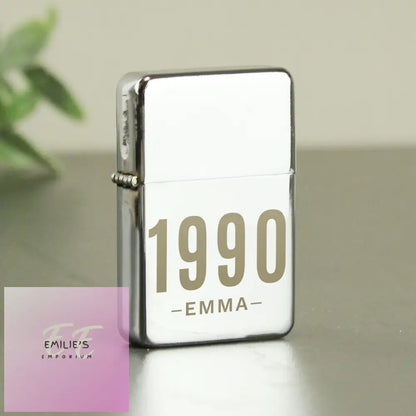 Personalised Date & Name Lighter Lighter