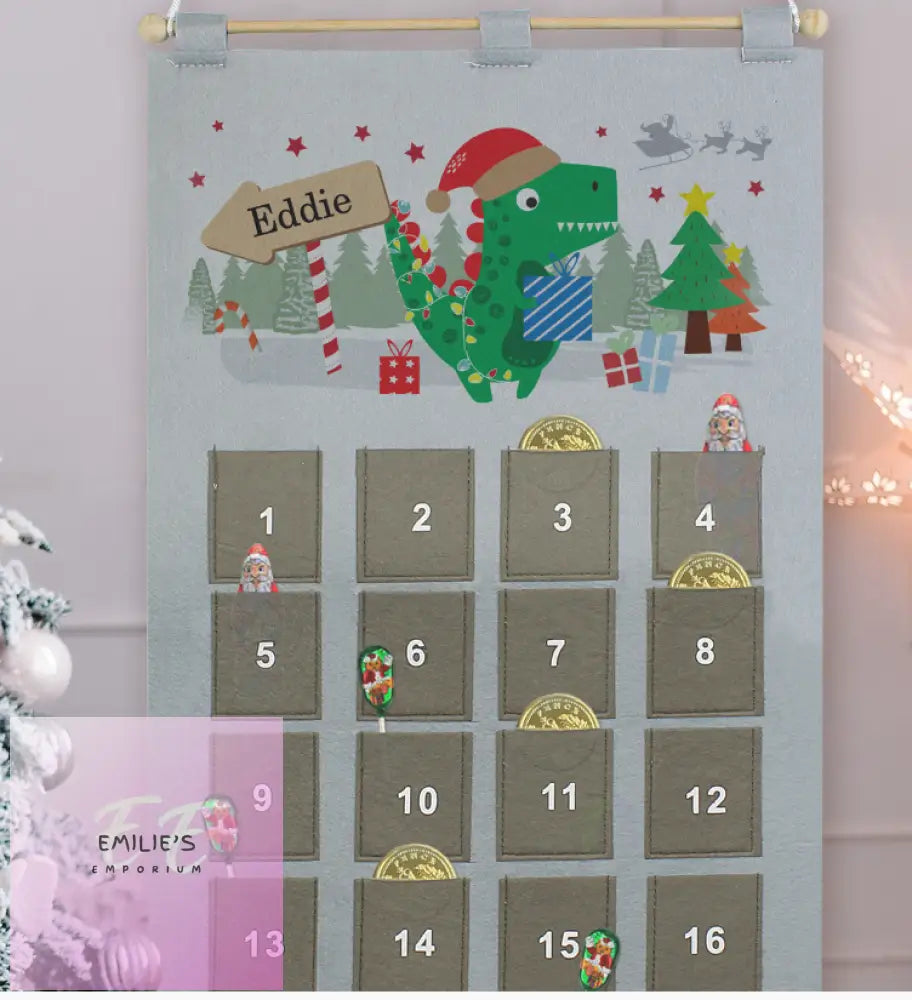 Personalised Dinosaur Advent Calendar