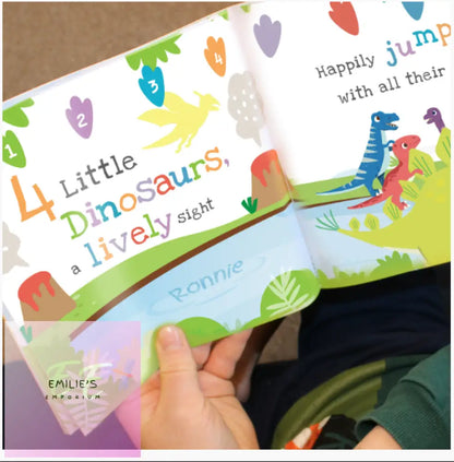 Personalised Dinosaur Book & Stacking Toy