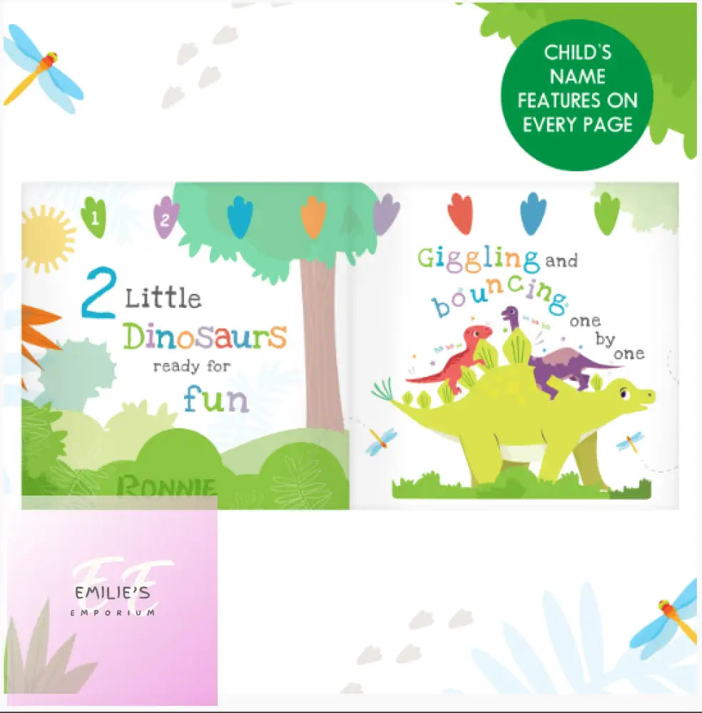 Personalised Dinosaur Book & Stacking Toy