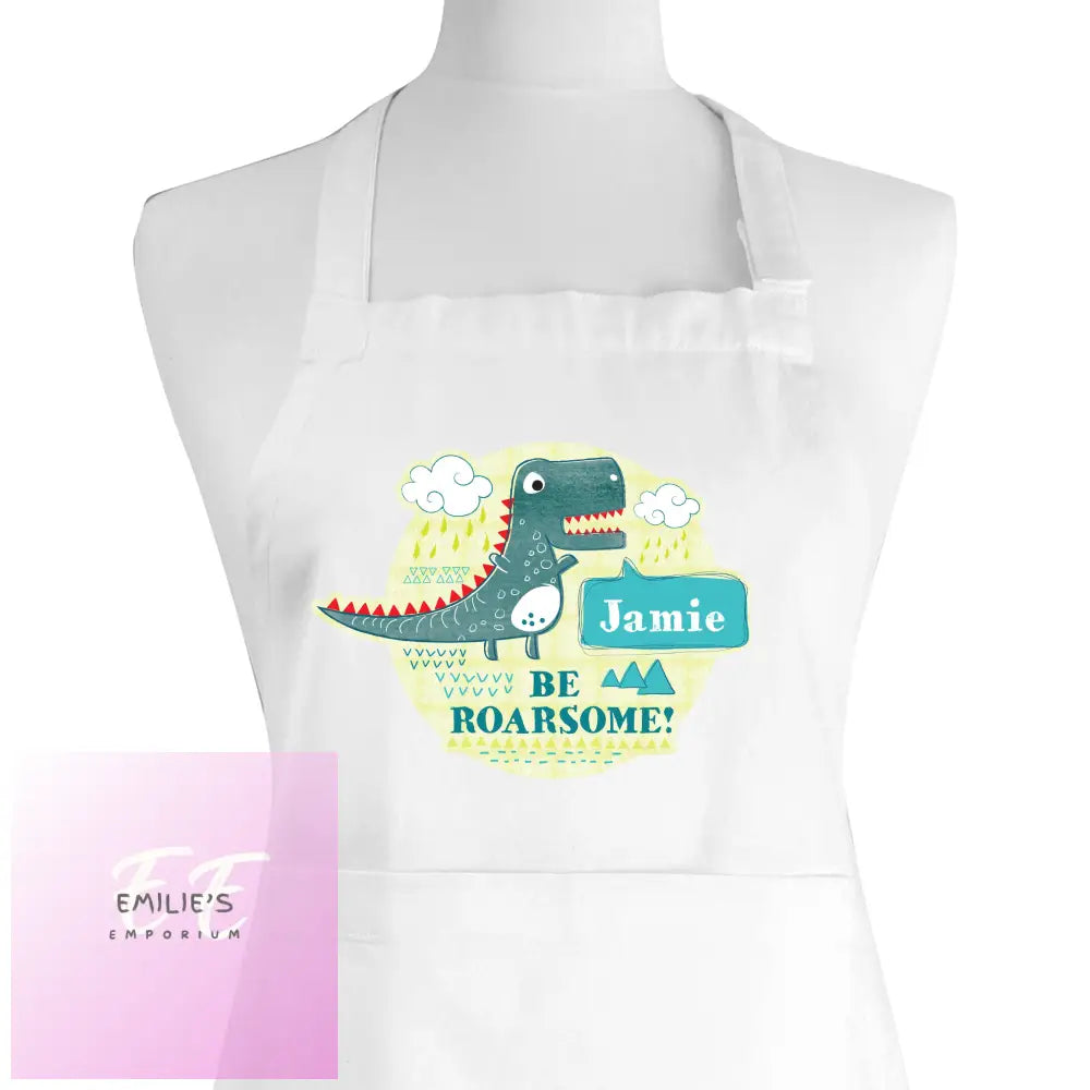 Personalised Dinosaur Childrens Apron