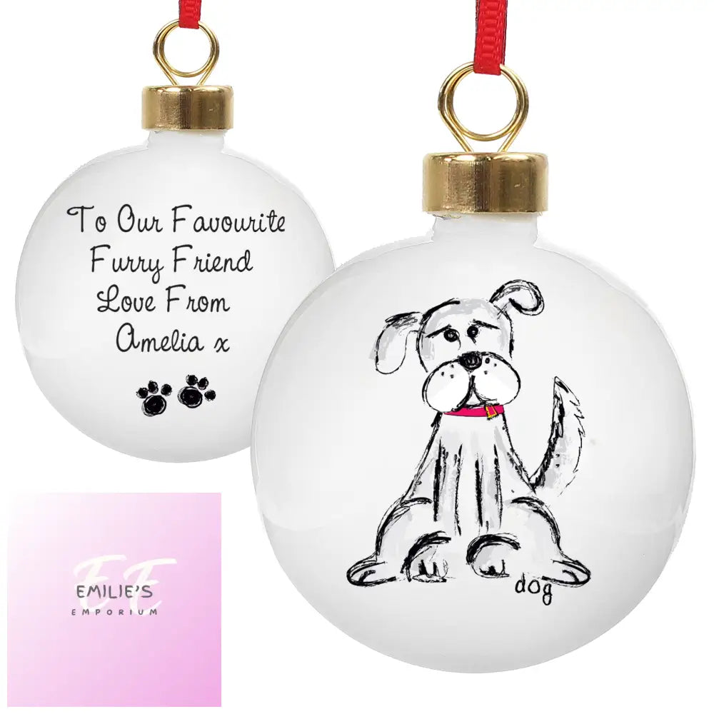 Personalised Dog Bauble